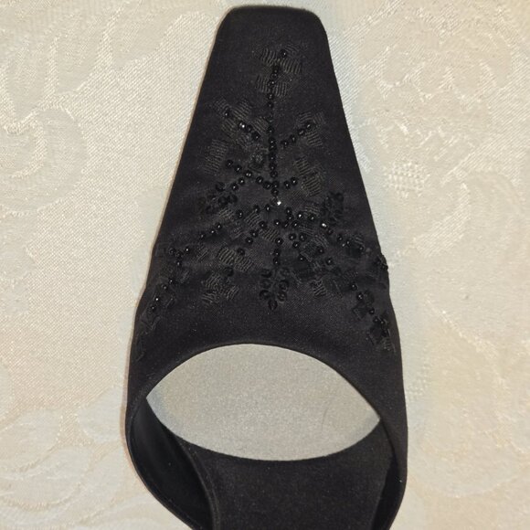 Women's Beaded Ankle Strap Evening Pump 8.5 - Picture 4 of 12